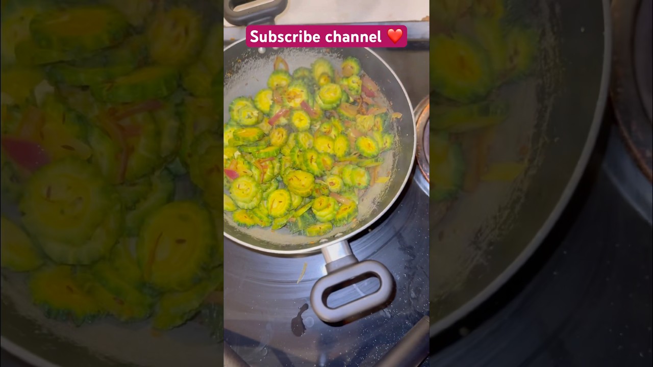 15 Mins Dinner Bitter gourd potato recipe🥔  