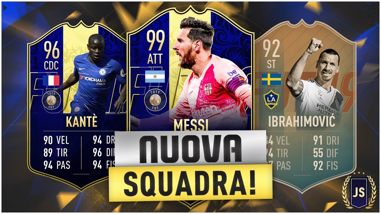 LA MIA SQUADRA PIU' FORTE DI SEMPRE! 3 TOTY! [FIFA 19]