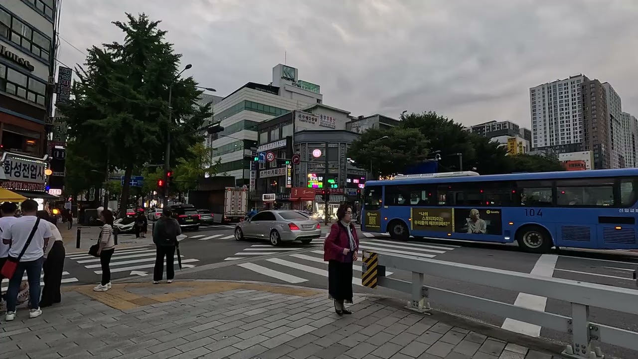 広蔵市場の付近２
