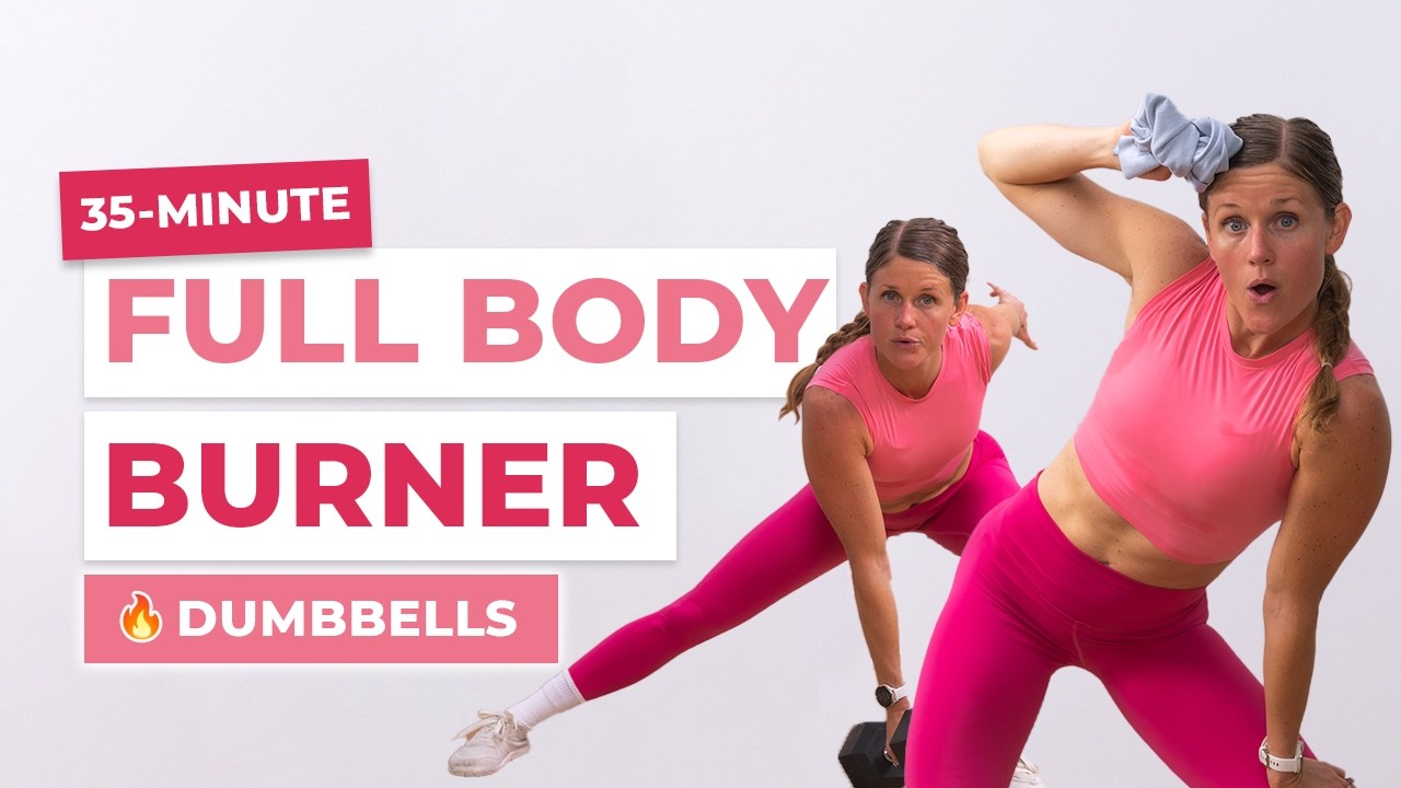 35-Minute Full Body Dumbbell HIIT | Strength + Conditioning Supersets