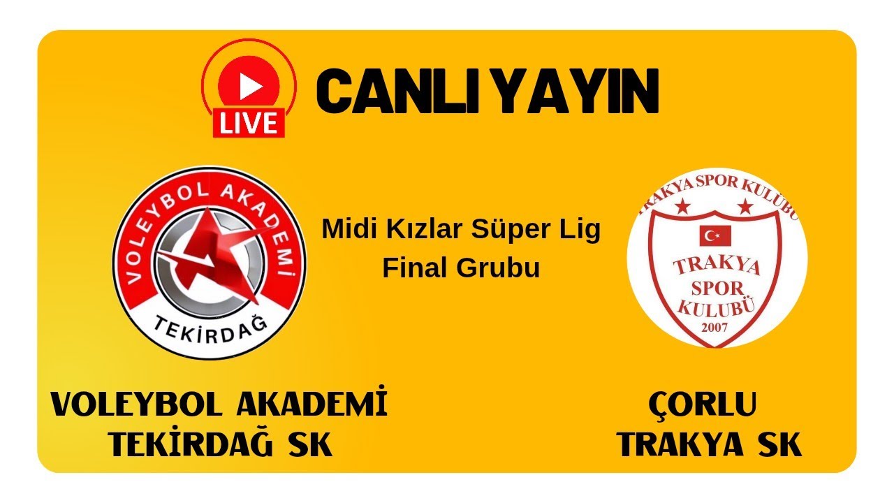Midi Kız Süper Lig Final Grubu VOLEYBOL AKADEMİ - TRAKYA SK