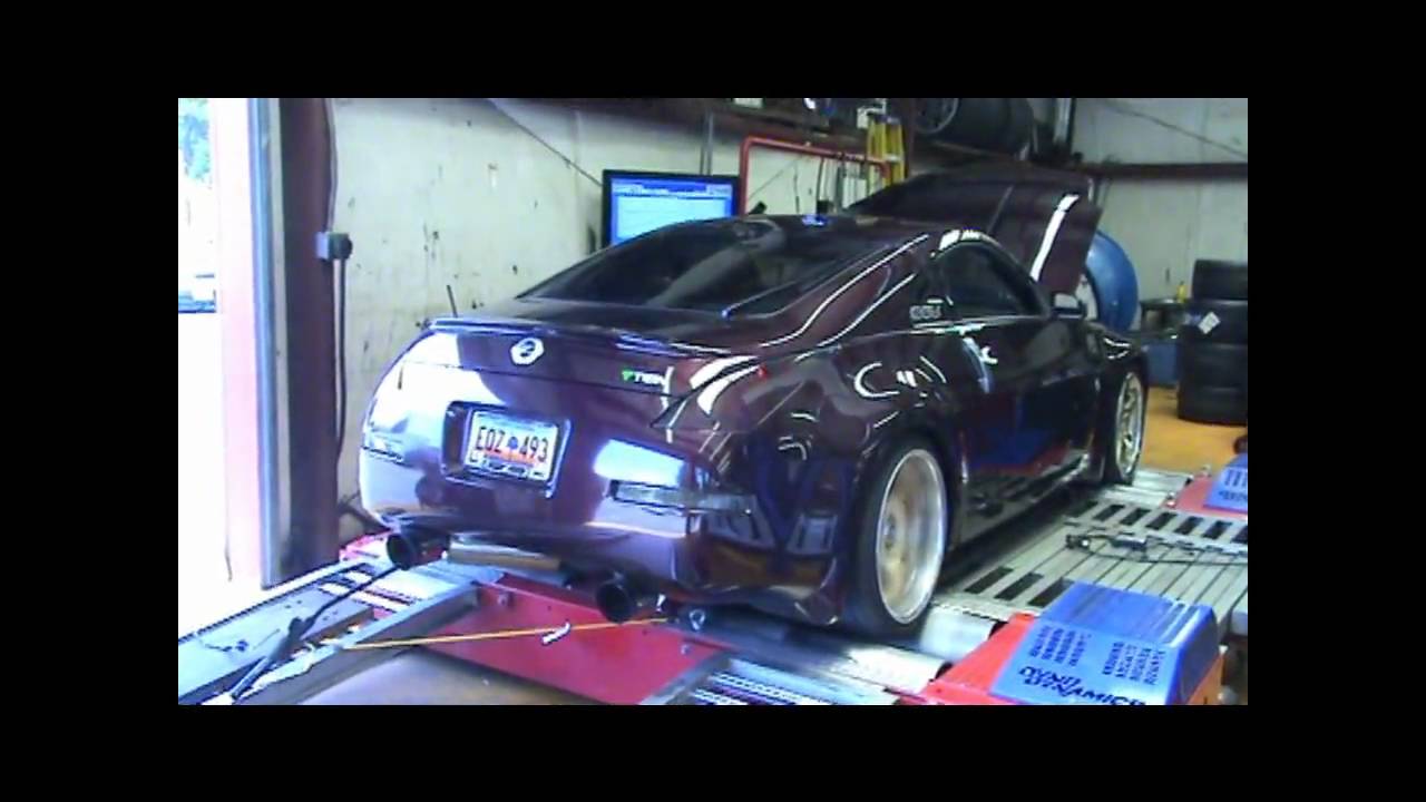 2003 350z osiris tune before and after DYNO pull