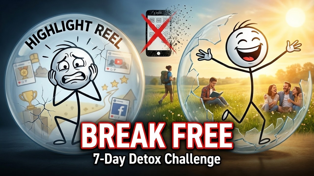 Social Media Detox : How to Break Free from Comparison ( 7-Day Challenge )