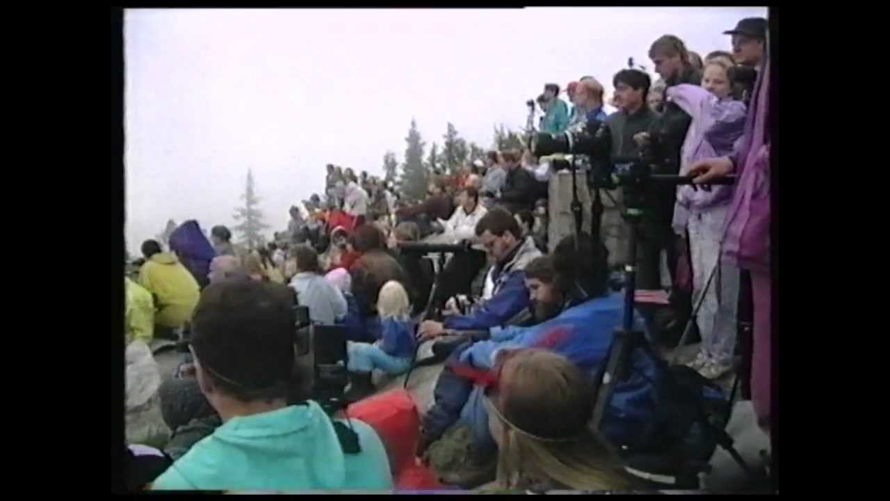 Täydellinen auringonpimennys Suomessa 22.7.1990 (MTV3-uutiset)