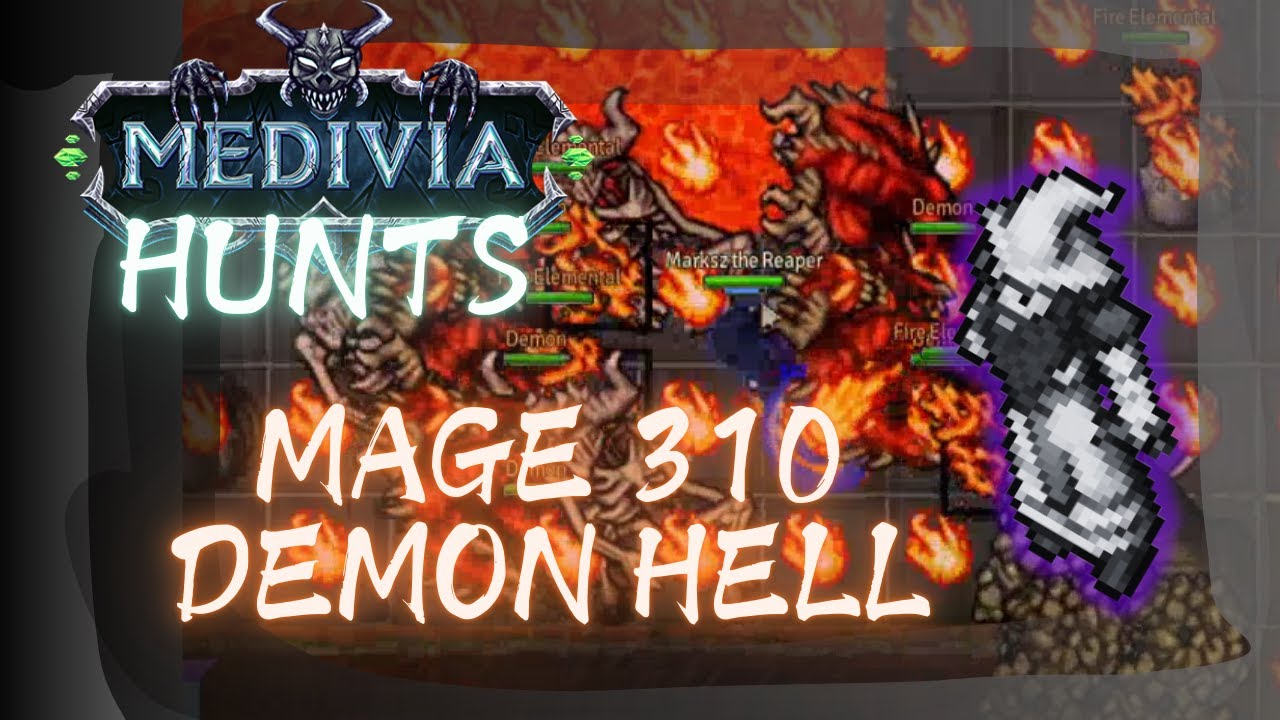 MAGE 310 TRIES DEMON HELL FOR THE FIRST TIME - MEDIVIA ONLINE