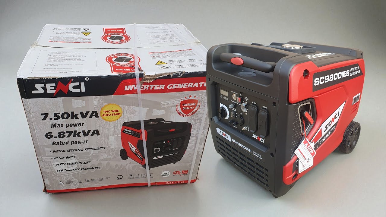 Senci SC9800iES 6.87kva / 7.5kva Inverter Generator