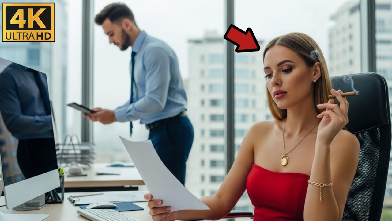 “A Single Dad Asked the Female CEO to Leave Early for a Date—She Went Silent, Then Lit a Cigarette.”