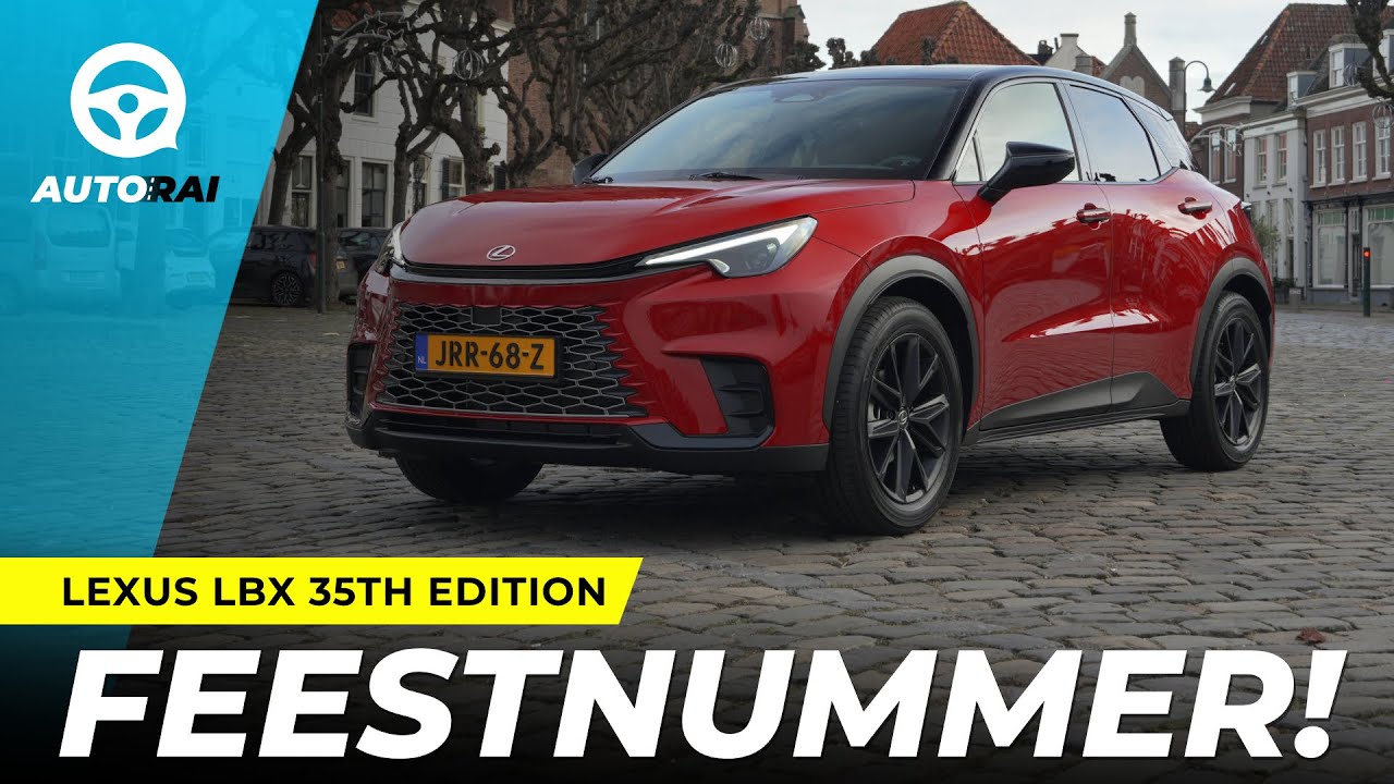 Hybride Lexus LBX 35th Edition (2025) is een heus feestnummer - REVIEW - AutoRAI TV