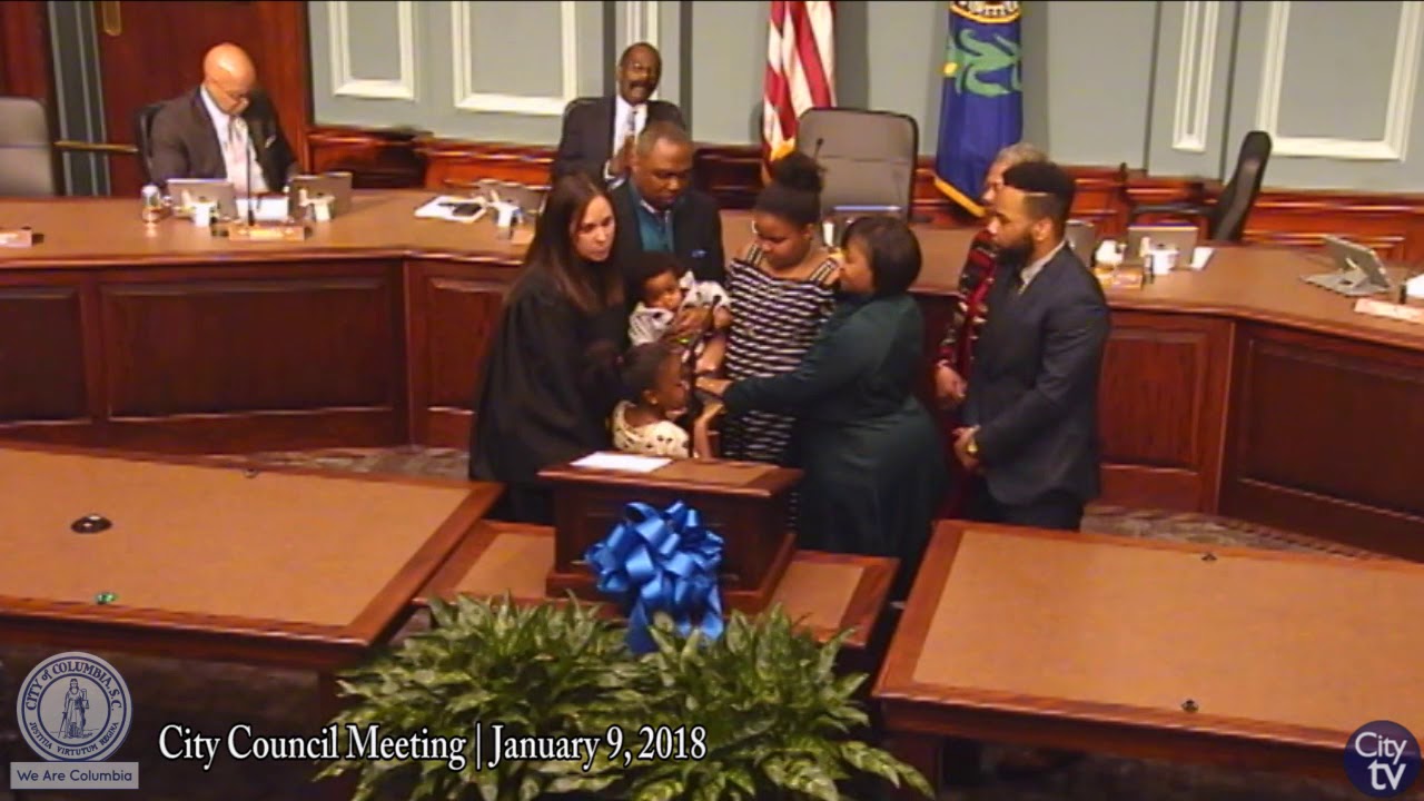 City Council Meeting & Swearing-In Ceremony: January 9, 2018