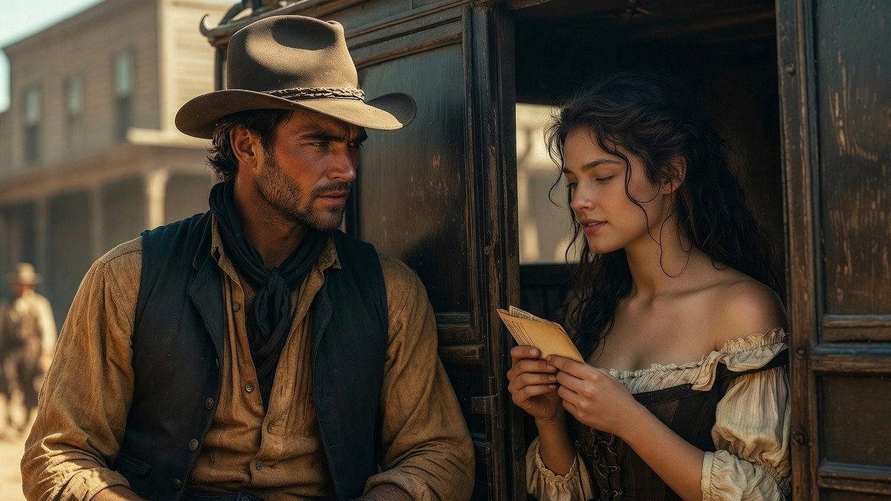 The Mail Order Bride Suddenly Arrived With Fear in Her Eyes Cowboy Said Darlin I Don’t Bite Unless