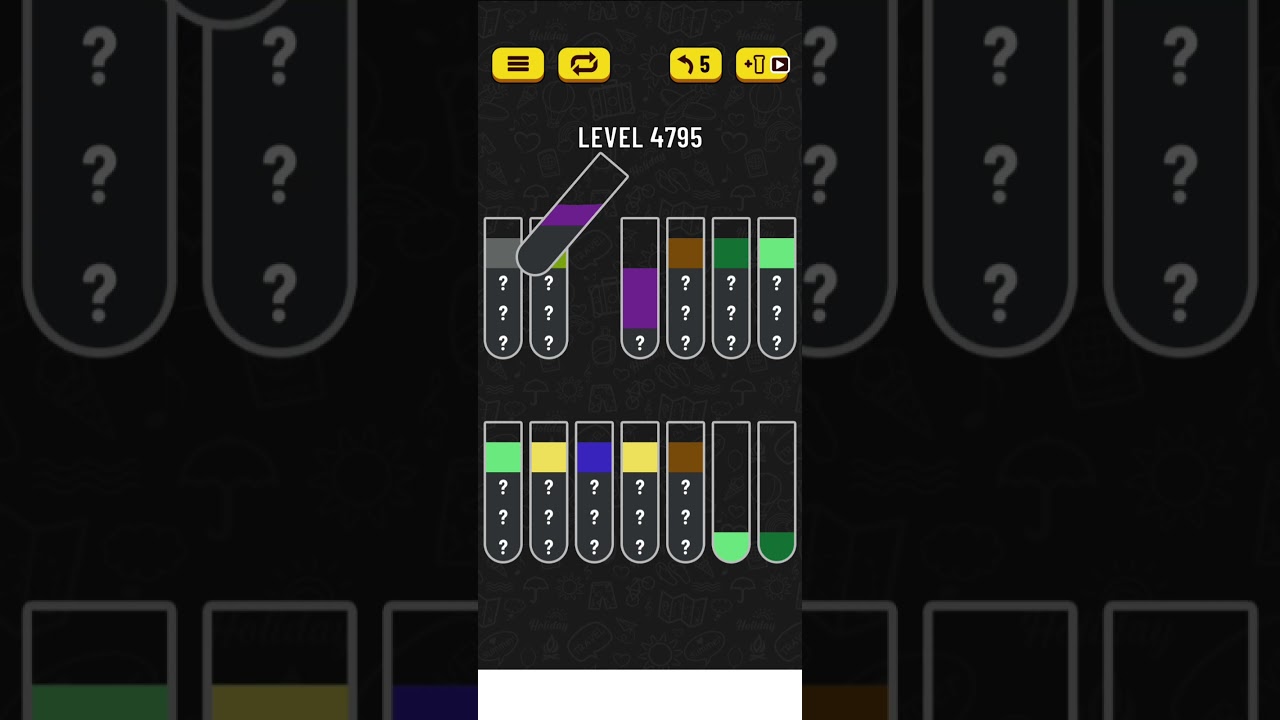 water sort puzzle level 4795