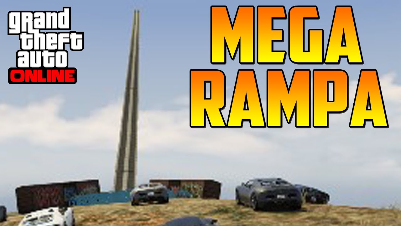 MEGA RAMPA + CARRERA MAS LARGA!! - Gameplay GTA 5 Online Funny Moments