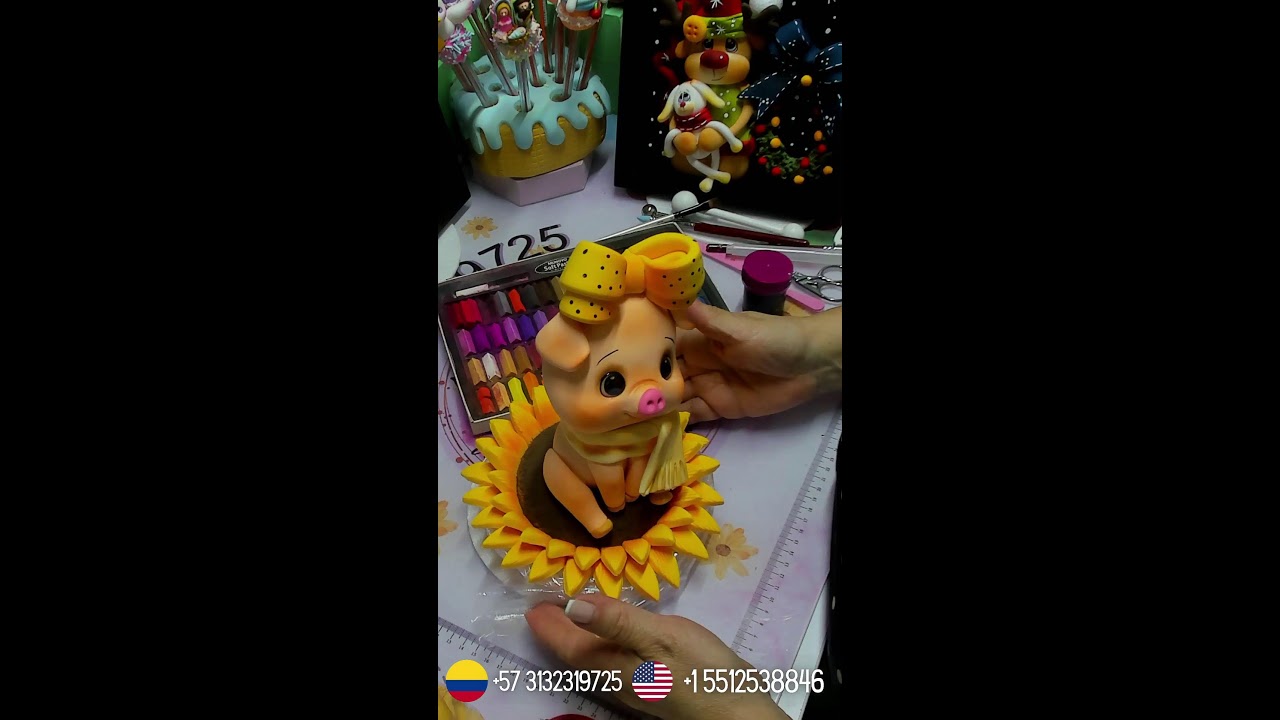 Decoracion Navideña en Porcelana Fria / Porcelanicron !  (En Vivo)