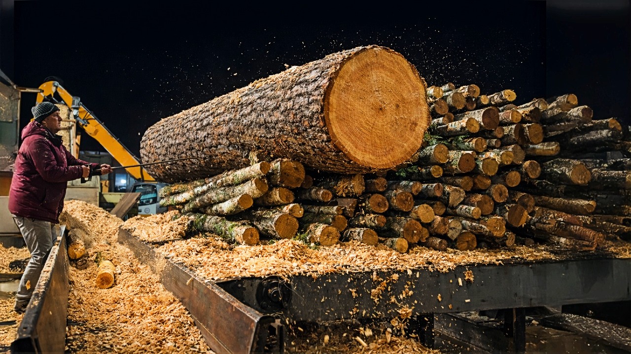 Best of Wood Processing | Amazing Skills and High Power