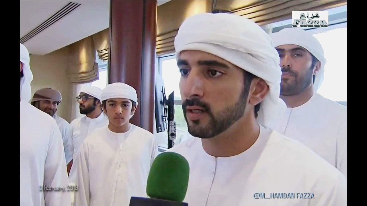 Interview Sheikh Hamdan (فزاع Fazza) Dubai Crown Prince Camel Race Festival (3 February, 2019)