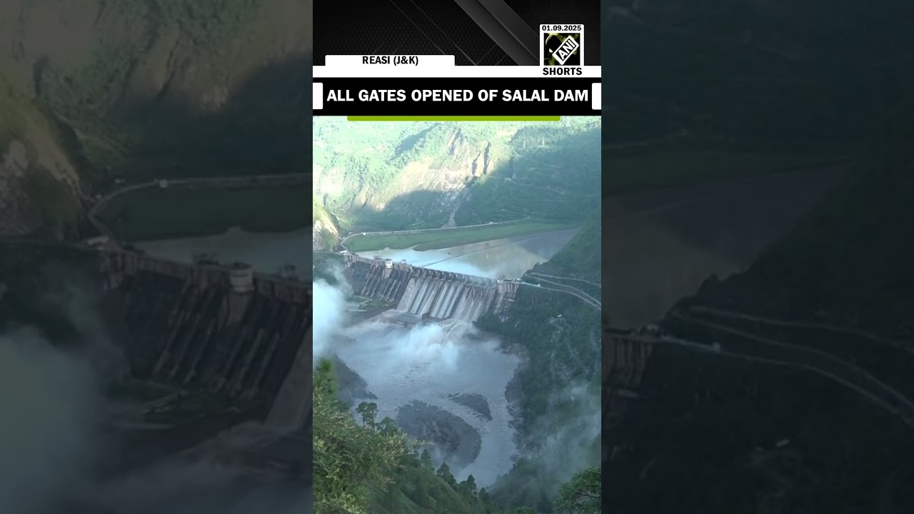 All gates opened of Salal Dam as water level rises in Chenab river