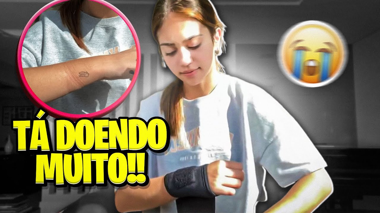 MINHA ROTINA COM O PUNHO MACHUCADO😟 **COMO ISSO ACONTECEU NA ESCOLA?**
