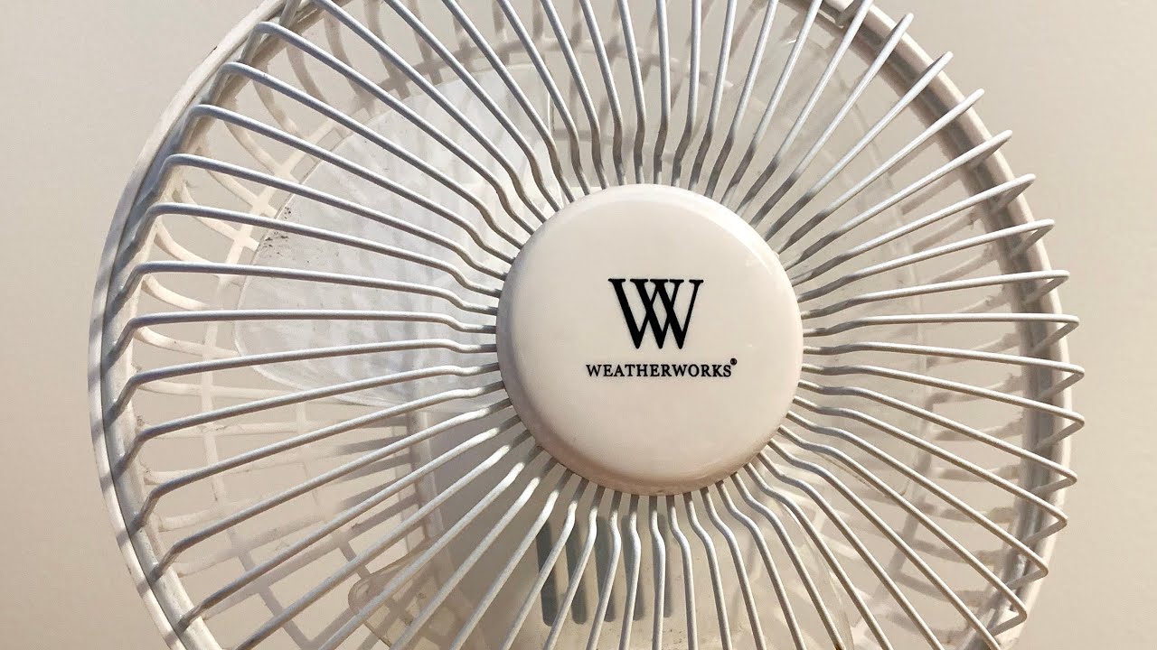 2008 Weatherworks 6&rdquo; Desk/Clip Fan | Before Restoration