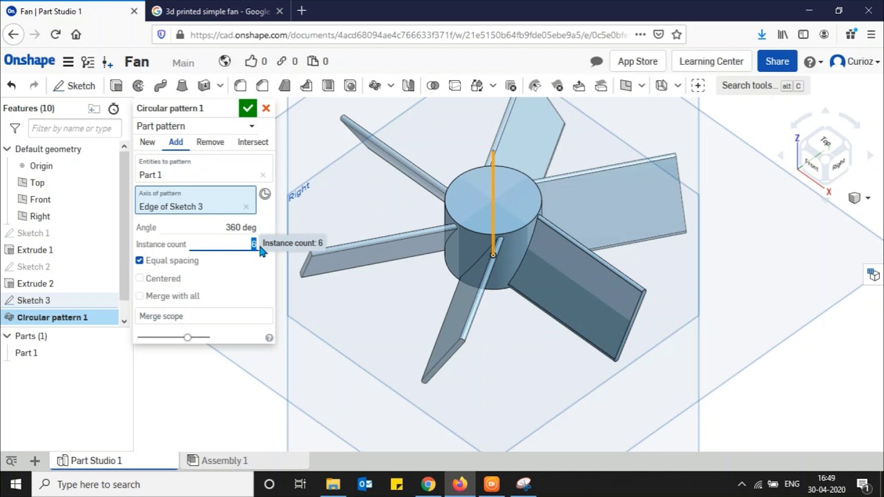 Design Fan | Onshape 3D