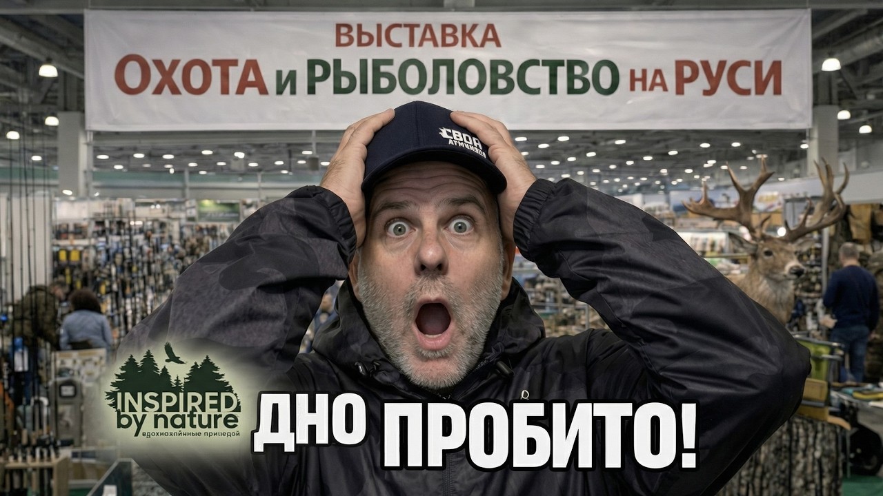 Дно пробито! ОХОТА и РЫБОЛОВСТВО на РУСИ 59 рыболовная выставка на ВДНХ