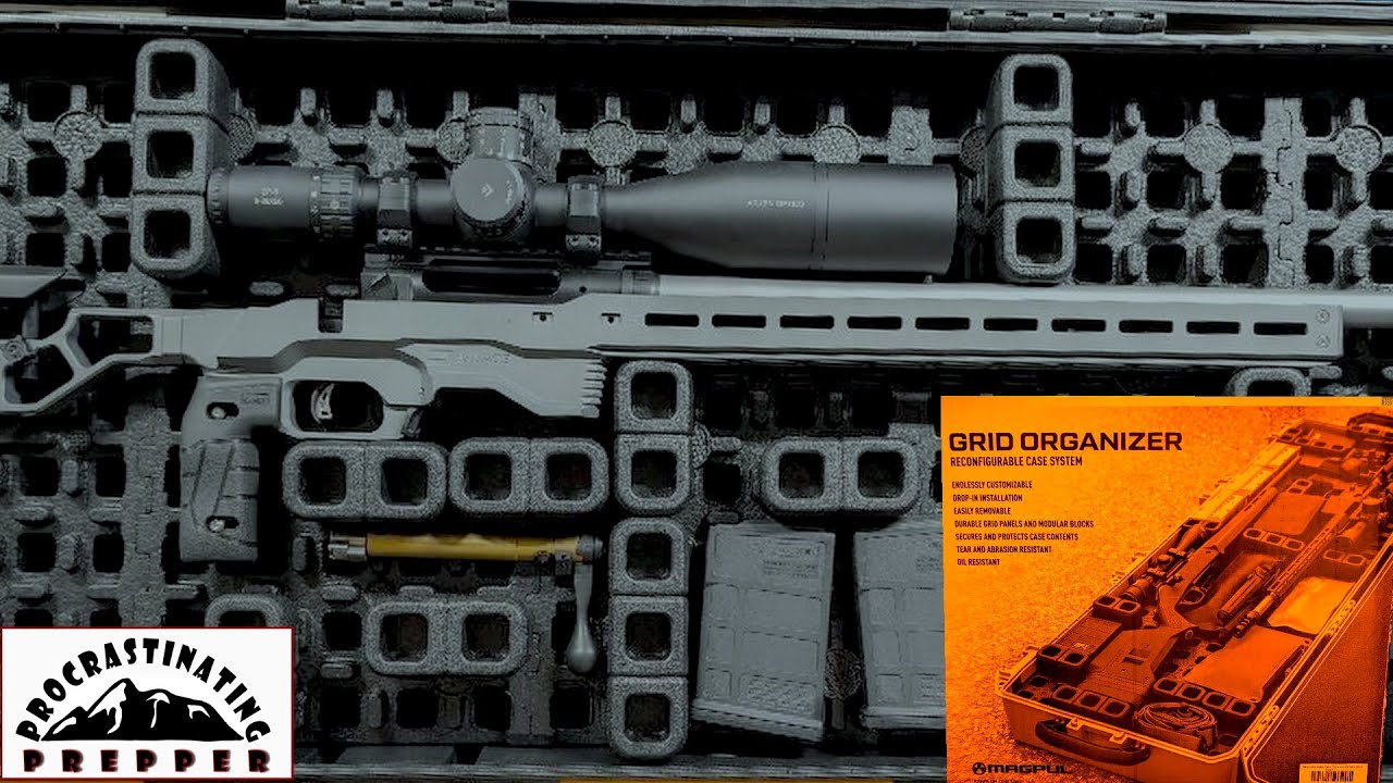 Rifle Case Organization Using Magpul DAKA Grid Organizer