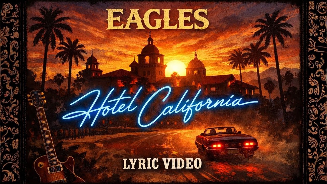 Eagles - Hotel California | Lyric Video