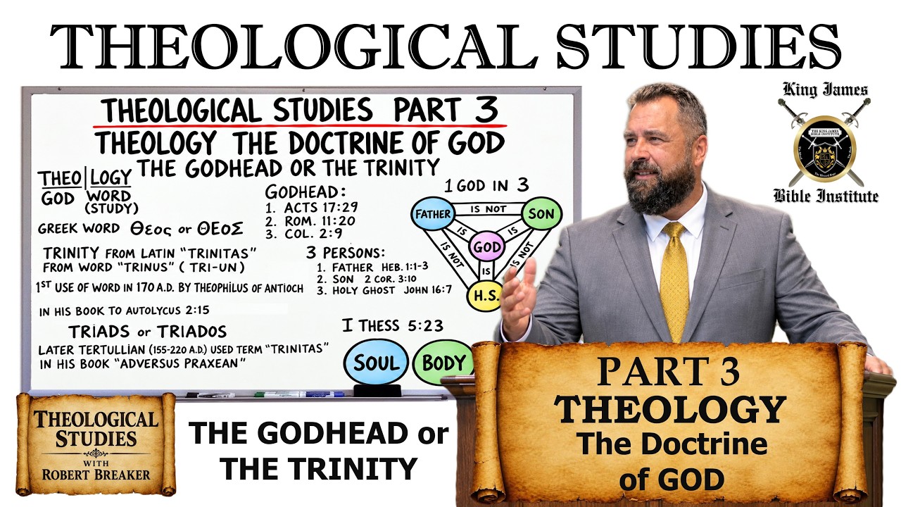 Theological Studies Part 3 THEOLOGY The Doctrine of God #godhead #trinity #divinity#theology #god