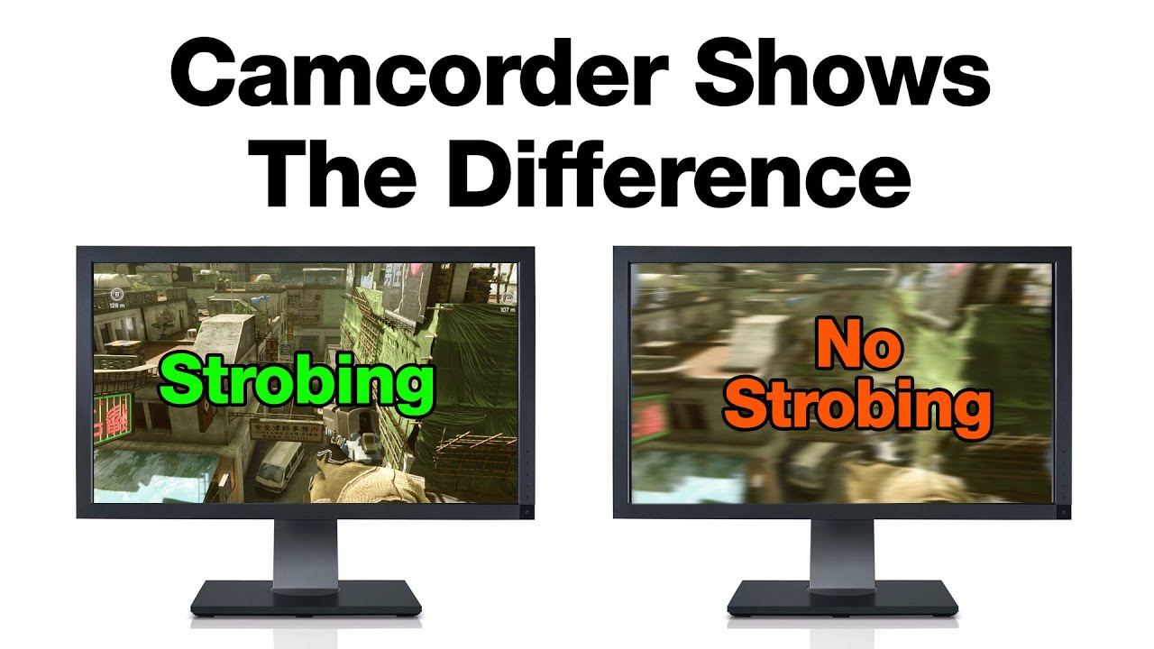 Live Recording Motion Blur strobed vs not strobed V2