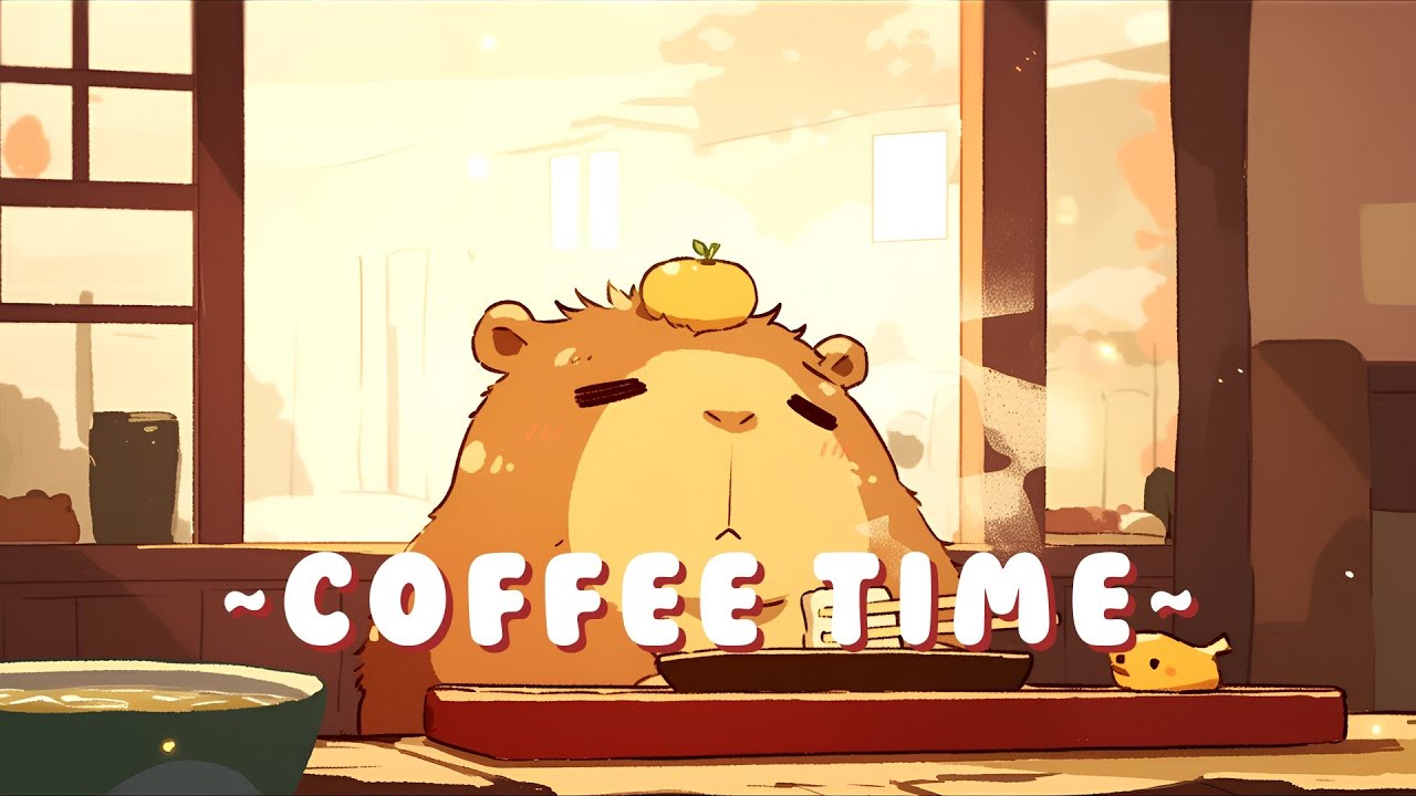 Capybara Chill Station - Relaxing Beats to Study/Sleep/Chill ~ Soothing Ambiance ~ 📚 🎵