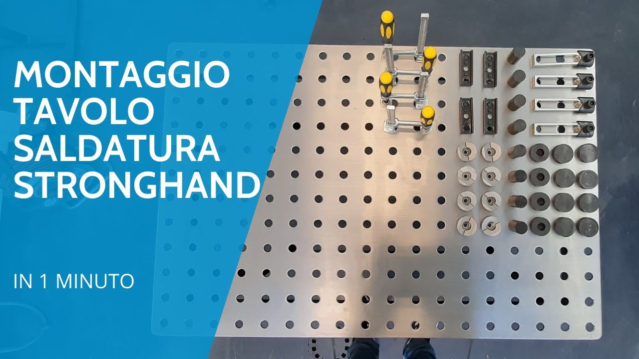 Montaggio TAVOLO di SALDATURA Strong Hand Fixture Point 900x600mm