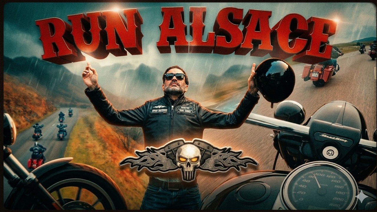 Mon Road trip Harley En Alsace