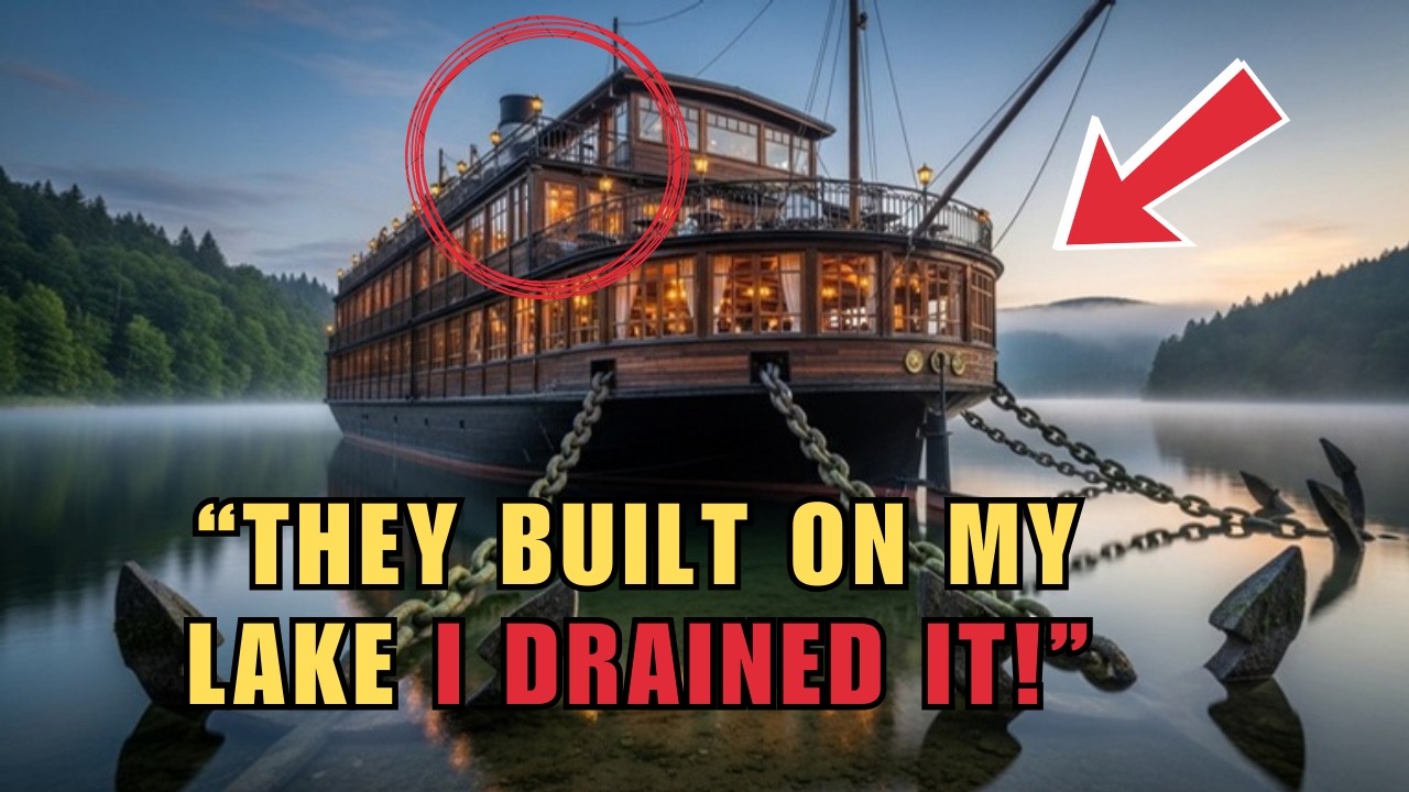 “HOA Opened a Floating Restaurant on My Private Lake… They Didn’t Know I Could Drain It” 😈