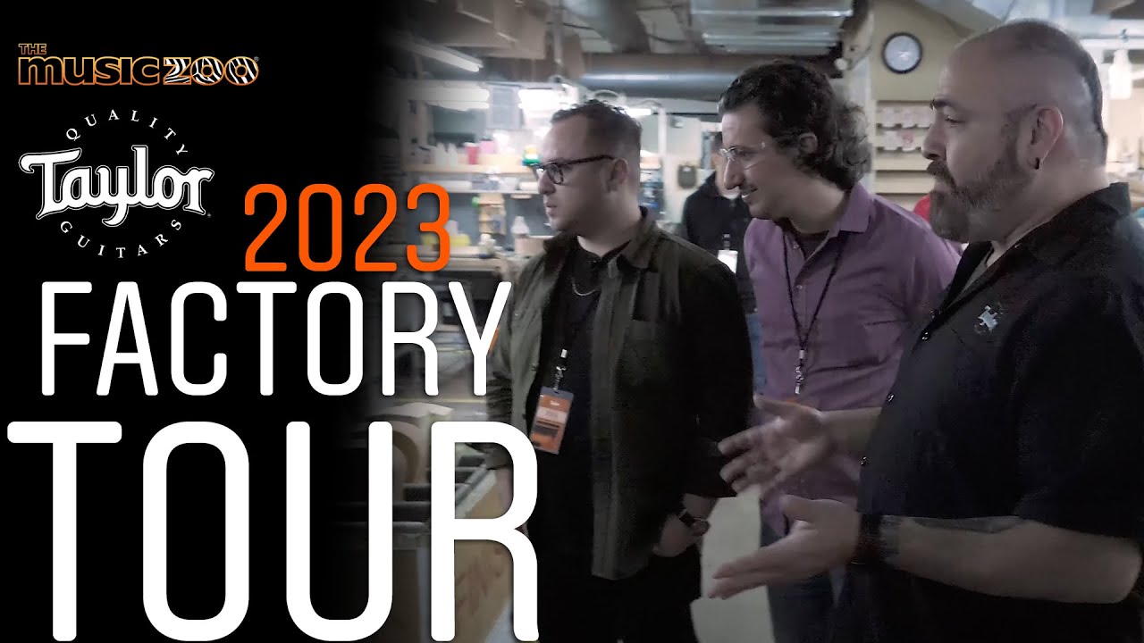 Тур Taylor Factory 2023: практическое изготовление гитары от начала до конца!