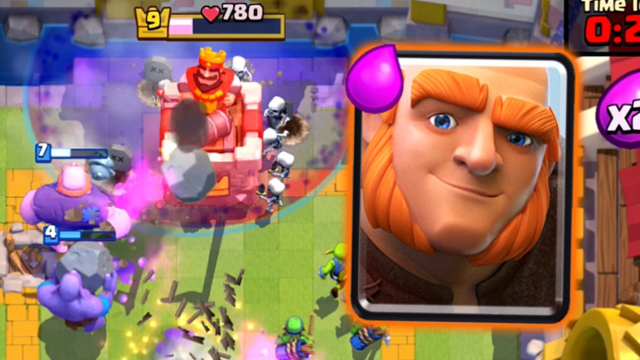 Clash Royale - GIANT GRAVEYARD! Easy Challenge Deck