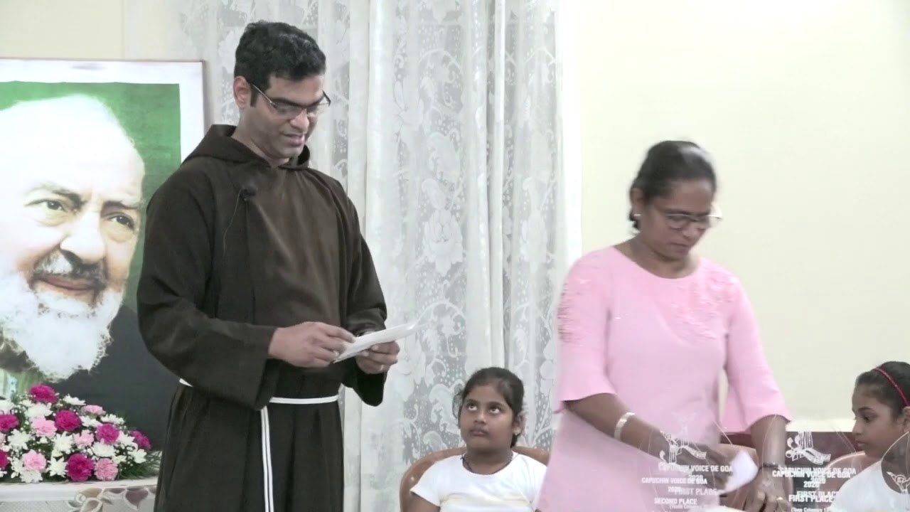 CAPUCHIN VOICE DE GOA 2020 / Announcement of Prize winners/ Fr Nelson Lobo