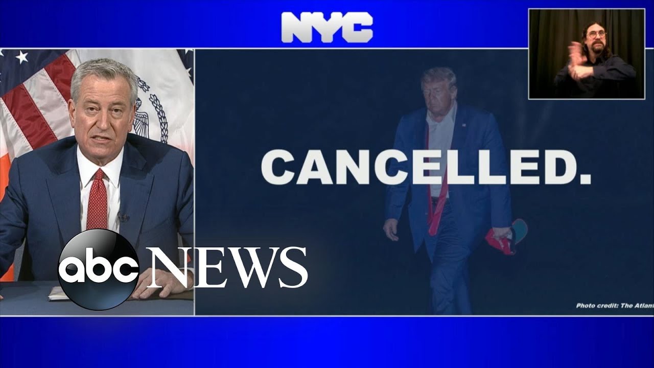 New York City cancels all contracts with Trump Organization