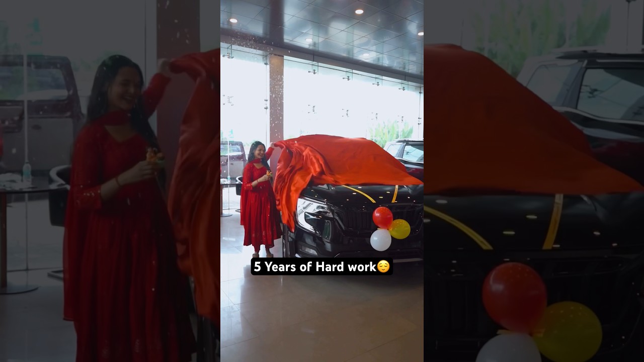 5 Years of Hard Work 😌🧿❤️ #hardwork #newcar #hanumanji #ashortaday
