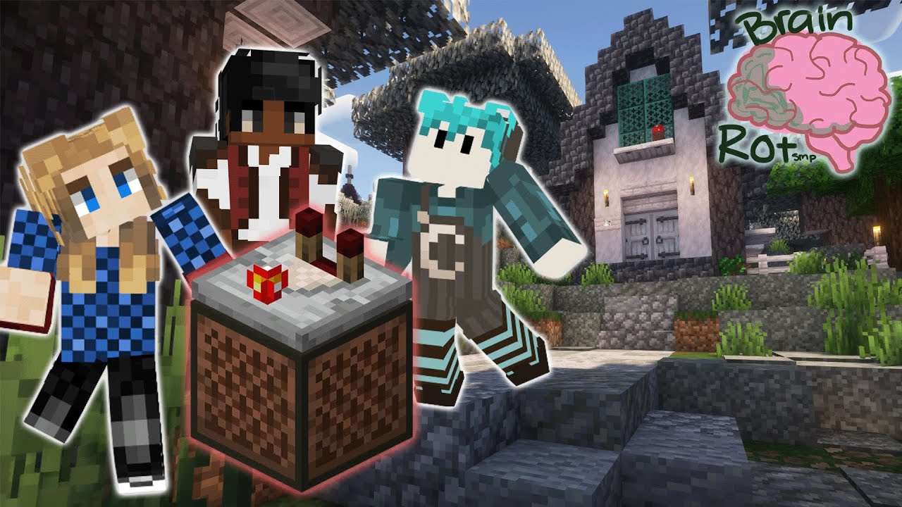 Village Start and Friendly Shenanigans - Brainrot SMP