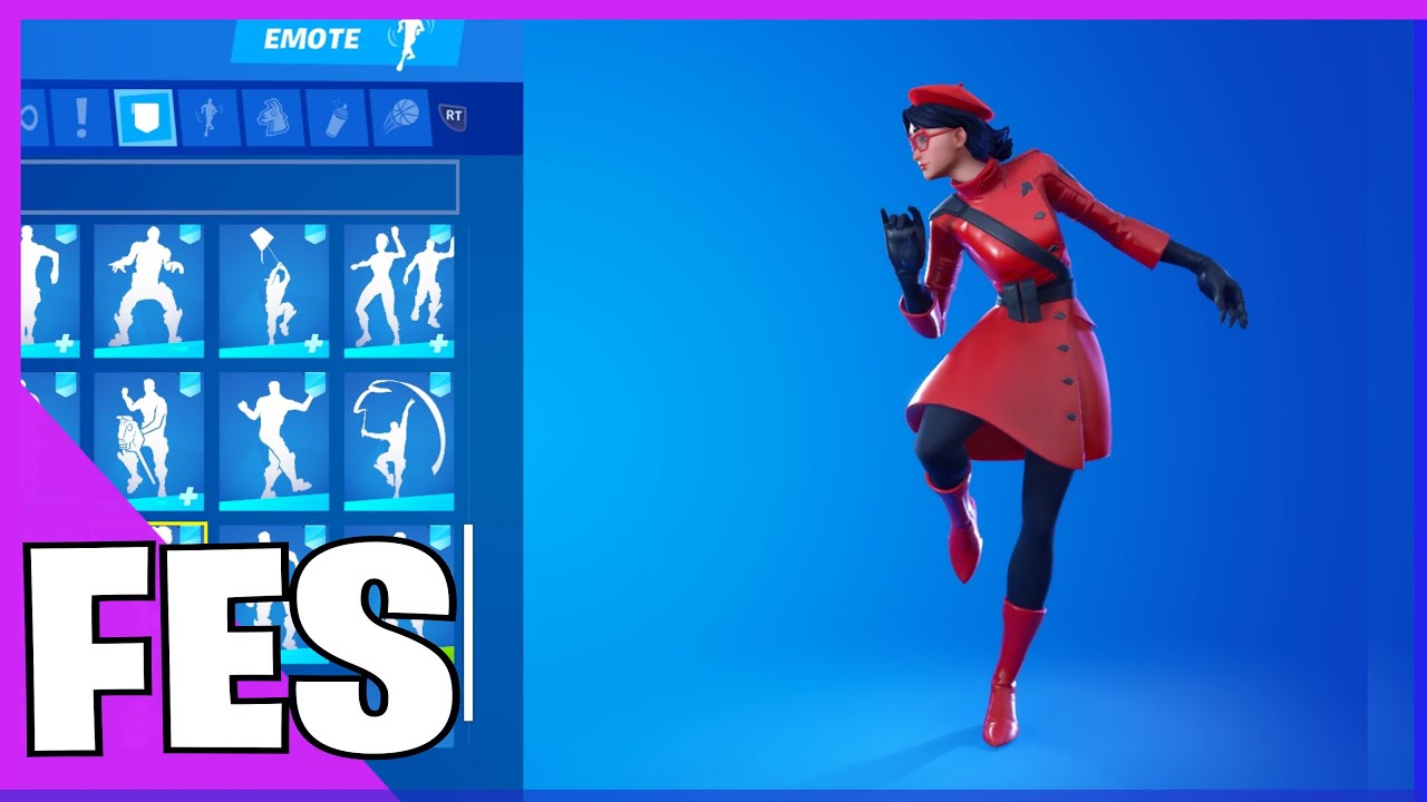 Fortnite Rue Skin With all my Fortnite Dances & Emotes!