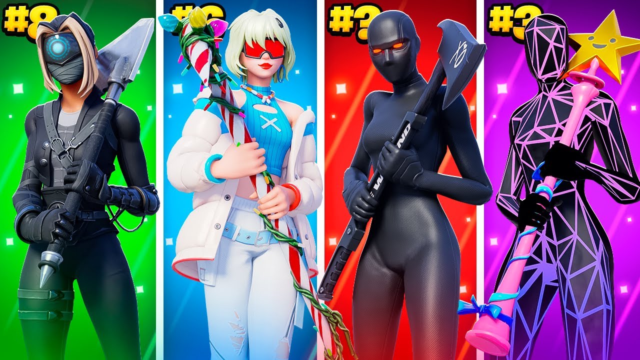 50 Most TRYHARD Fortnite Skin Combos