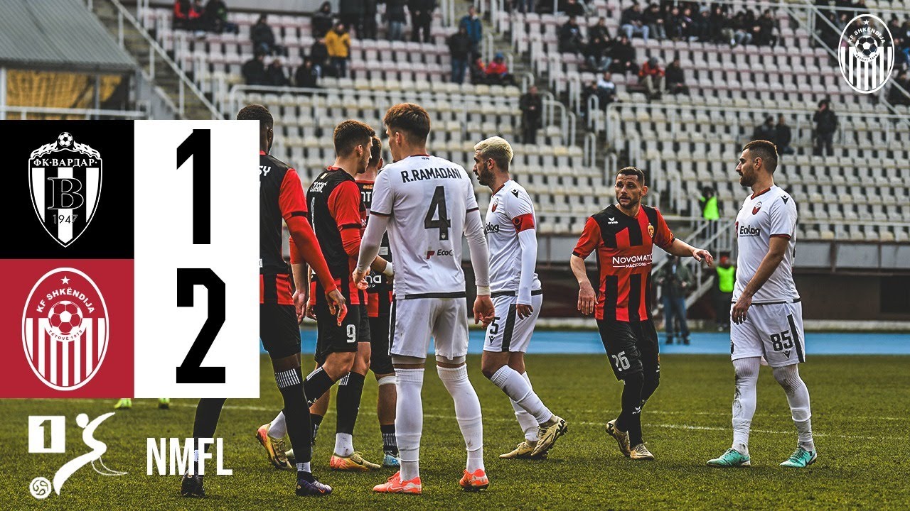 24/25 | Vardar 1 - 2 Shkëndija | HIGHLIGHTS | NMFL Game 19