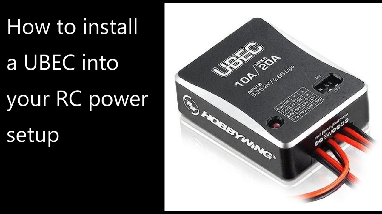 RC Flying: How to install a UBEC to power only the retracts.