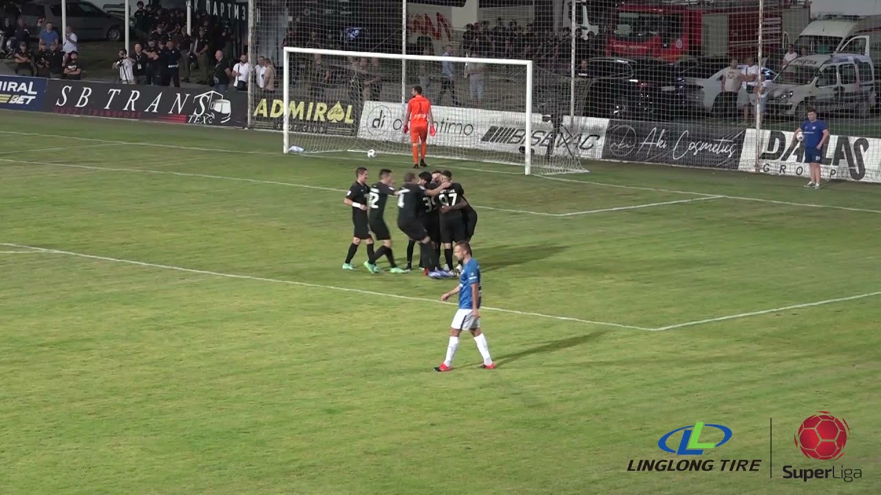 Linglong Tire Super liga 2021/22 - 4. kolo: NOVI PAZAR – PARTIZAN 1:4 (0:1)