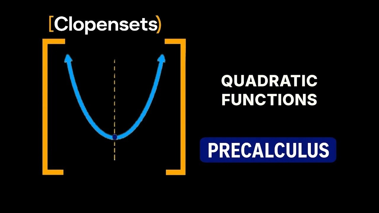 Quadratic Functions | Precalculus (2026 Update)