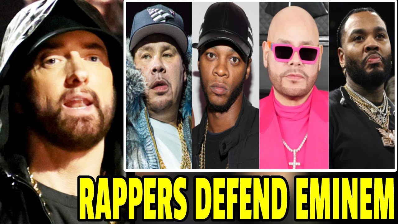 RAPPERS DEFEND EMINEM! 