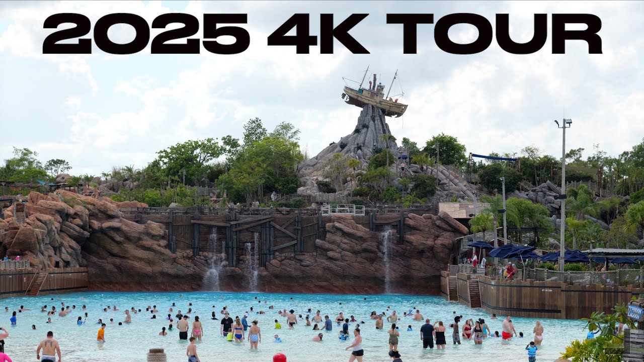 Disney's Typhoon Lagoon Water Park 2025 Tour & Walkthrough in 4K | Walt Disney World Orlando Florida