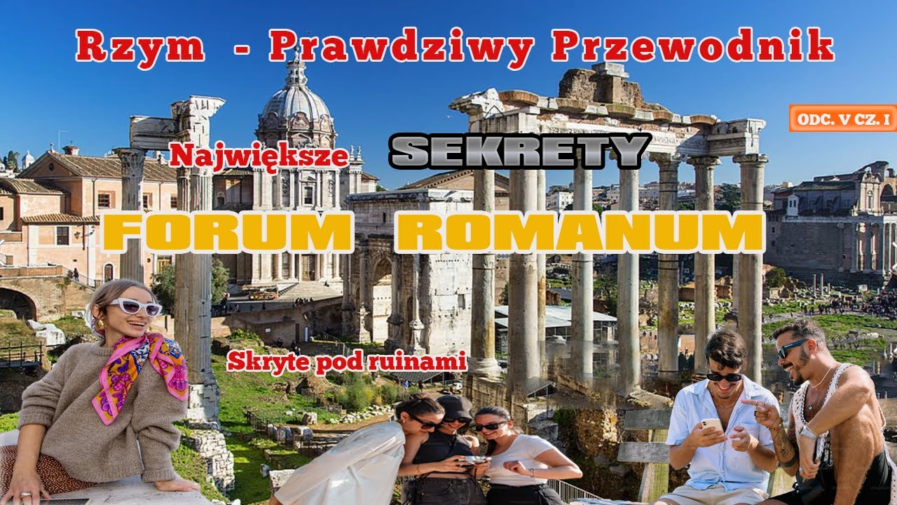 Rzym - Prawdziwy Przewodnik | Największe SEKRETY Forum Romanum z  Łukiem  Konstantyna i Meta Sudans