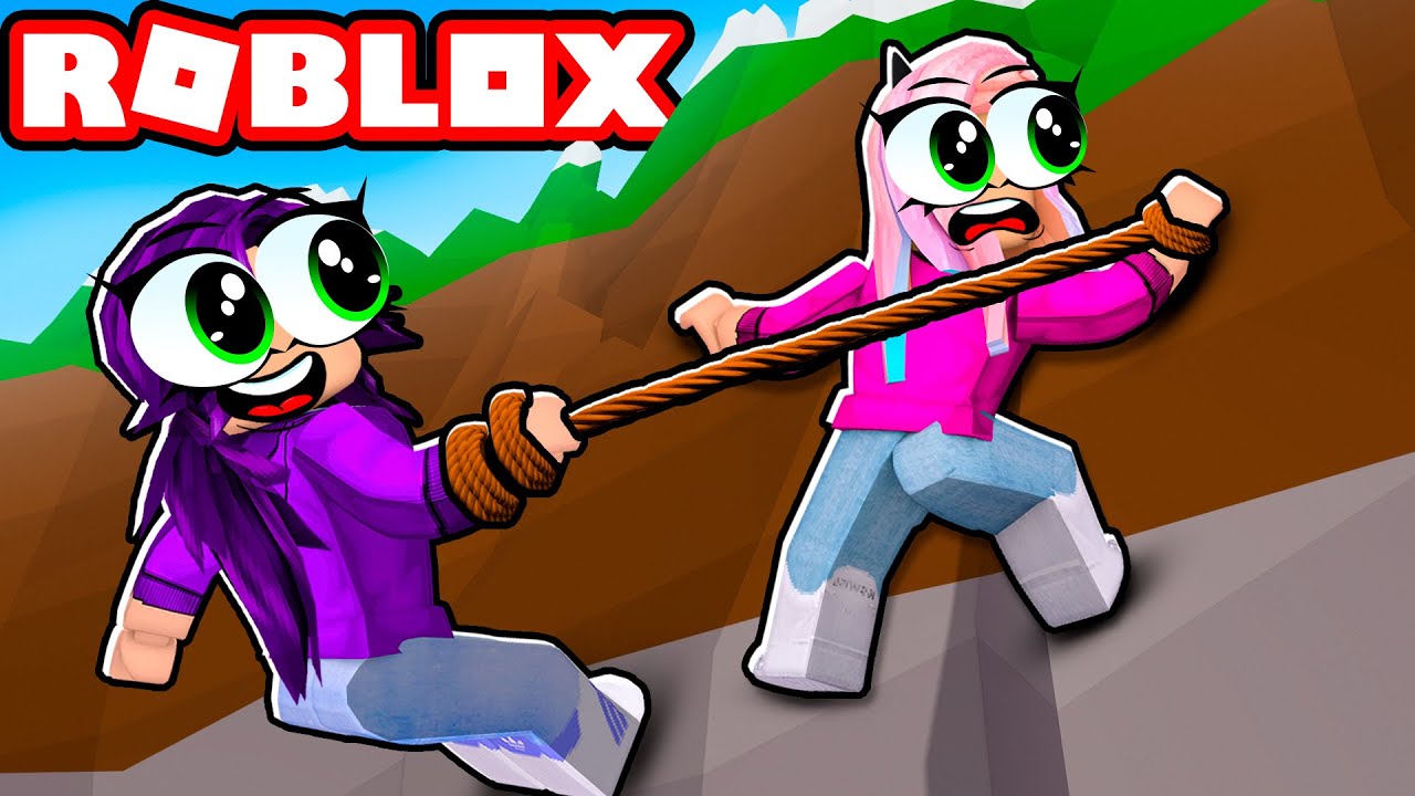 We climbed an obby mountain while tied to each other! | Roblox: Altitorture