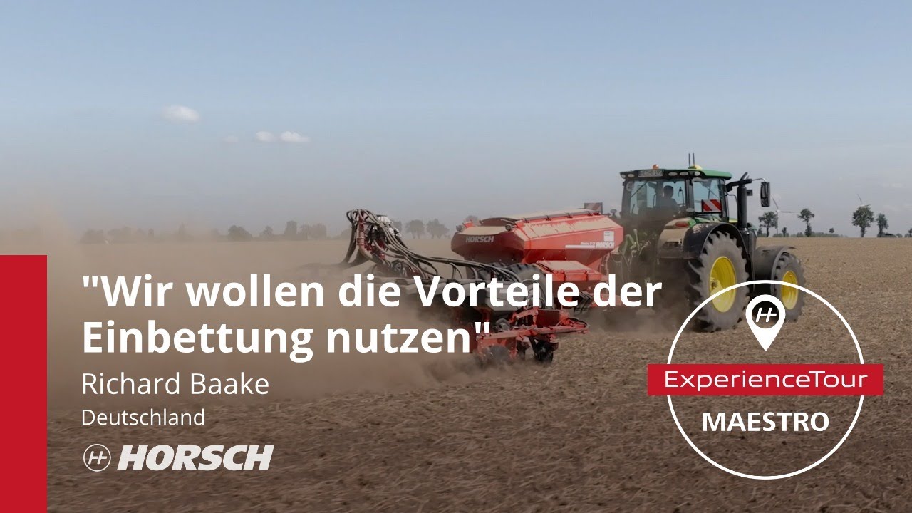 HORSCH Maestro ExperienceTour 9 German