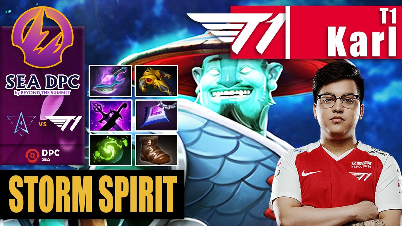 POLARIS vs T1 | STORM SPIRIT LOST LANE NO PROBLEM 16 KILLS | DPC SEA TOUR 2 SPRING 2022 Highlights